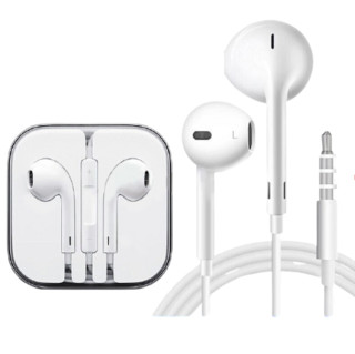 APPLES 苹果钱包 半入耳式耳机 白色 3.5mm