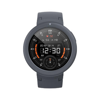 AMAZFIT 华米 A1808 青春版 智能手表 43mm 黑色硅胶表带(GPS、血氧、心率)