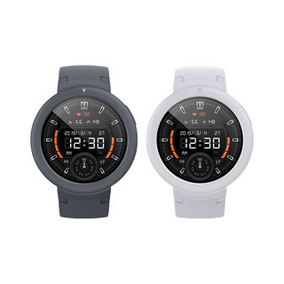 AMAZFIT 华米 A1808 青春版 智能手表 43mm 黑色硅胶表带(GPS、血氧、心率)