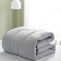  罗莱生活 LUOLAI 家纺 植萃 抗菌发热冬被 灰色 220*250cm