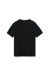 alexanderwang 亚历山大·王 PUFF LOGO SHRUNKEN TEE IN COTTON JERSEY