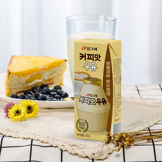 BINGGRAE 宾格瑞 咖啡味牛奶饮料 200ml*24盒