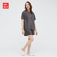 UNIQLO 优衣库 440027 女装缎纹花式睡衣