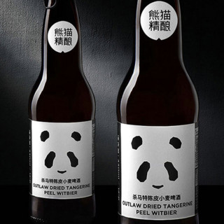 PANDA BREW 熊猫精酿 杀马特陈皮小麦啤酒 330ml*6瓶