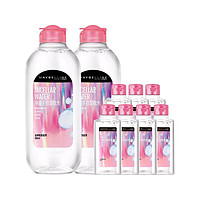 MAYBELLINE 美宝莲 净澈多效卸妆水 舒缓型 400ml*2+95ml*7