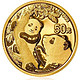 2021年熊猫金币3克 Au999