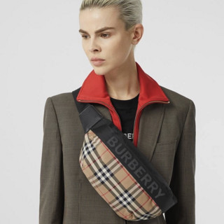 BURBERRY 博柏利 Vintage系列 男女款斜挎腰包 80265571 典藏米色 中号