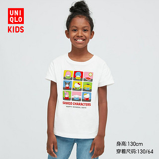 UNIQLO 优衣库 三丽鸥合作系列 女童印花T恤