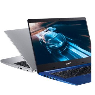 acer 宏碁 蜂鸟 FUN 2020款 14.0英寸 轻薄本 银色 (酷睿i5-10210U、MX350、8GB、512GB SSD+1TB HDD、1080P、IPS、60Hz、A315-55G)