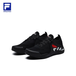 FILA 斐乐 ATHLETICS斐乐男鞋健身鞋网球鞋2021夏季新款透气轻便运动鞋A12M132104F 黑-BK 43