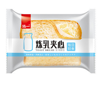 泓一 炼乳夹心吐司面包 500g