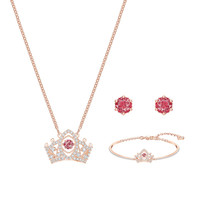 SWAROVSKI 施华洛世奇 女王的皇冠系列 5501075 项链耳钉手镯套装