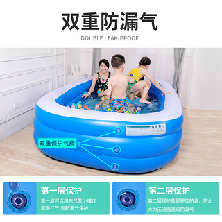 儿童游泳池家用充气加厚大成人小孩宝宝游泳桶婴儿洗澡池家庭室内