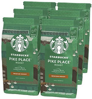 STARBUCKS 星巴克 PIKE PLACE Roast 全豆咖啡豆，中度烘培，(6 x 200g)