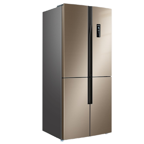 meling 美菱 bcd-432wpu9cx 风冷十字对开门冰箱 432l 棕色