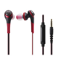 audio-technica 铁三角 ATH-CKS550iS 入耳式动圈有线耳机 红色 3.5mm