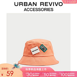 URBAN REVIVO 春季新品女士配件休闲渔夫帽AM14TA4N2001