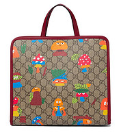 GUCCI 古驰 x Nina Dzyvulska GG printed canvas tote