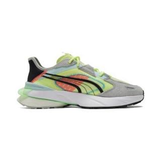 PUMA 彪马 Pwrframe Op-1 Abstract 中性跑鞋 382649-01 米色/灰色/黄色 40.5