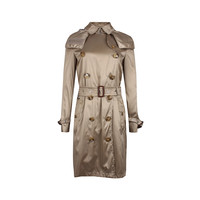 BURBERRY 博柏利 Trench 女士长款风衣 80140171 蜜色 04