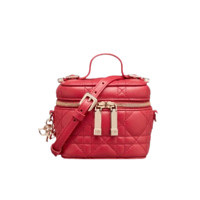 Dior 迪奥 Lady Dior系列 VANITY 女士超迷你手袋 S0918ONMJ_M53R 芙蓉红色