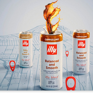 illy 意利 咖啡饮料 卡布奇诺风味 250ml