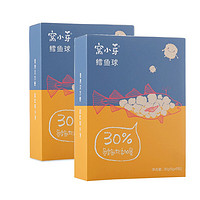 窝小芽 宝宝零食鳕鱼球 36g*2盒