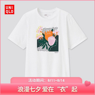 UNIQLO 优衣库 女装 (UT) CassieByrnes印花圆领T恤(短袖) 437914