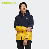 阿迪达斯官网 adidas neo 男装冬季运动连帽羽绒服GJ8789