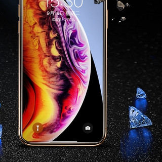 菁拓 iPhone XS Max 手机贴膜 两片装（前膜)