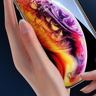 菁拓 iPhone XS Max 手机贴膜 两片装（前膜)