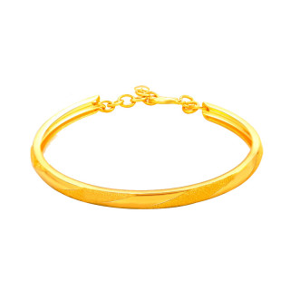 cbai 菜百首饰 9aab1564 挚爱足金手链 15.92g