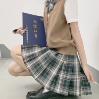 PEACH&PLUM 桃子梅了 松茸 JK制服 女士格裙 48cm S