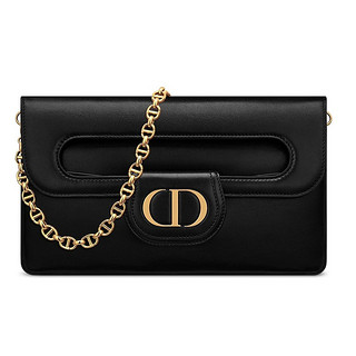 Dior 迪奥 DIORDOUBLE 女士中号手袋 M8641UBBU_M900 黑色