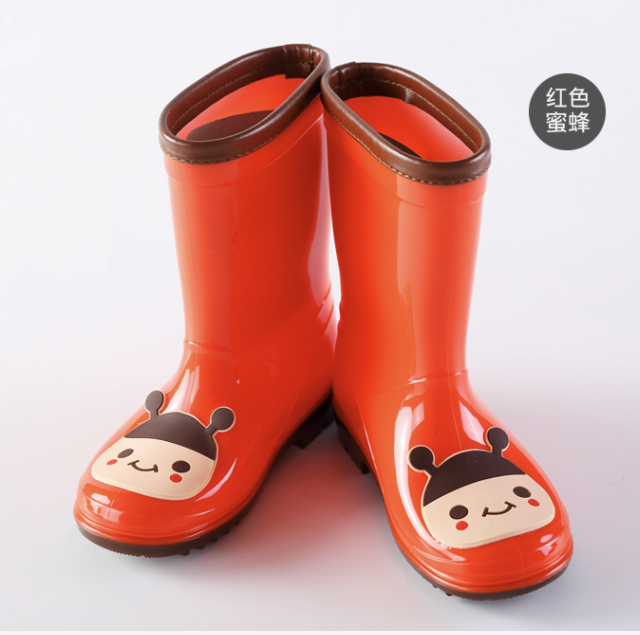 hugmii 哈格美 儿童防滑中筒雨鞋 黄色狮子 20码内长14.7cm