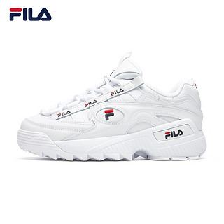 FILA 斐乐官方 复古老爹鞋女 2021春季新款休闲运动鞋小怪兽女鞋