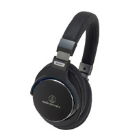 audio-technica 铁三角 MSR7 耳罩式头戴式动圈有线耳机 黑色 3.5mm