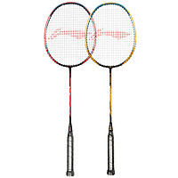 LI-NING 李宁 羽毛球拍2支中杆碳素280碳复合双拍对拍AYPP396-5