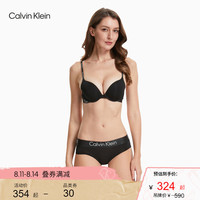 CK内衣 女士时尚LOGO字母肩带3/4罩无痕舒适薄衬垫文胸 QP1062A