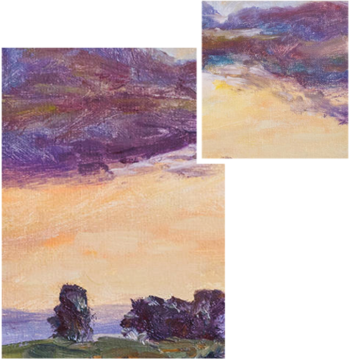 伊戈尔油画系列《四季2》30×30cm 原作无框 