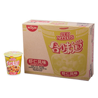 NISSIN 日清食品 日清 方便面 合味道 虾仁味 方便面 82g*12杯