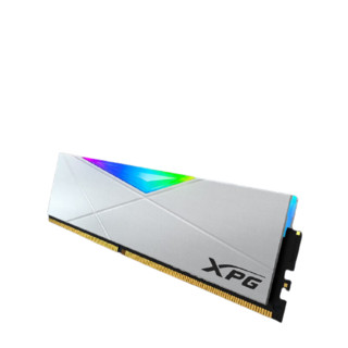 ADATA 威刚 XPG系列 龙耀 D50 DDR4 3600MHz RGB 台式机内存 灯条 釉白 32GB 16GB*2
