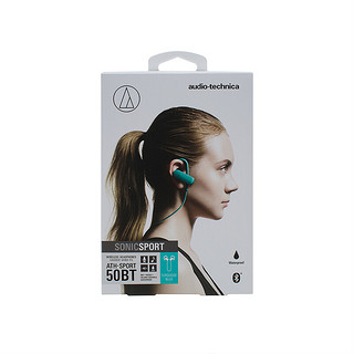 audio-technica 铁三角 ATH-SPORT50BT 入耳式 蓝牙耳机（颈挂）