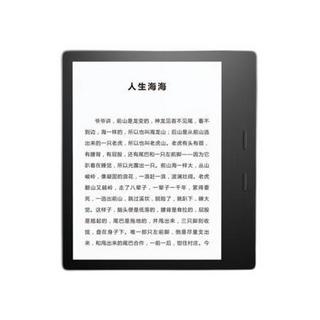 kindle Oasis 第三代尊享版 7英寸墨水屏电子书阅读器 Wi-Fi 8GB 银灰色 黄金万两套装