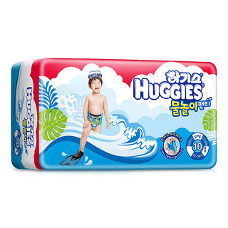 HUGGIES 好奇 游泳拉拉裤 XL10片 男宝宝