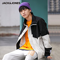 JACK&JONES 杰克琼斯  221321046 情侣款撞色夹克