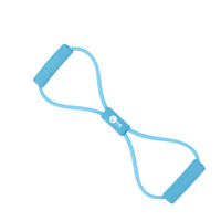 中欧 8字拉力器 湖蓝色