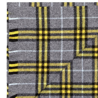 BURBERRY 博柏利 女士羊绒围巾 4075210 灰/黄 180*30cm