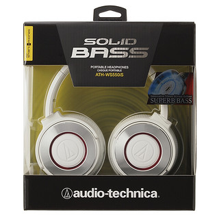 audio-technica 铁三角 WS550iS 耳罩式头戴式动圈有线耳机