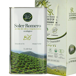Soler Romero 皇家莎萝茉有机特级初榨橄榄油 3L